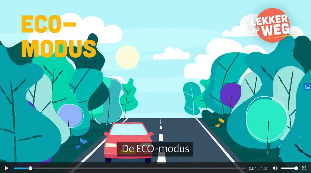 Eco-modus - Lekker-op-weg.nu